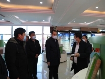 12月13日，市委書記王賀民蒞臨亞歐公司指導(dǎo)